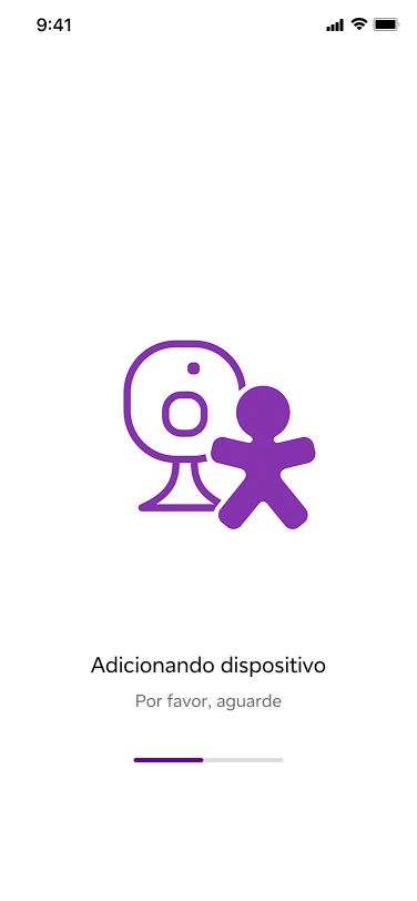 Vivo Casa Inteligente pairing — Adicionando dispositivo loading state